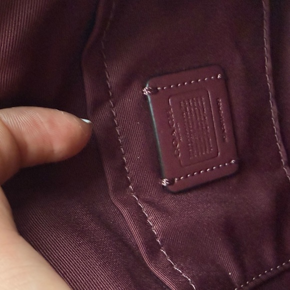 NWOT! Coach Red Leather Belt Bag - Picture 10 of 10